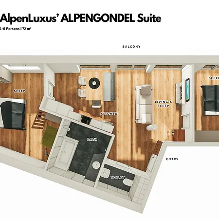 Apartment Alpengondel - Balcony & Car Park By Alpenluxus