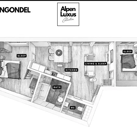 Alpengondel - Alpenluxus Collection Appartamento Kramsach